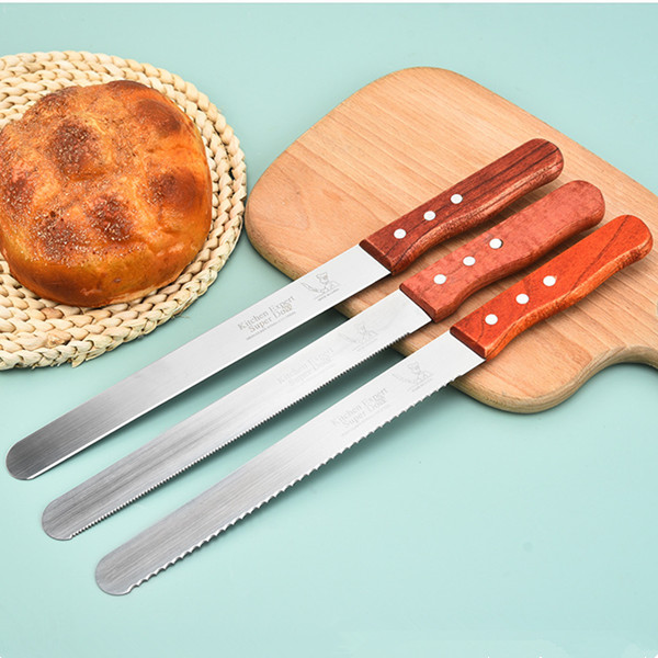 10 Inch Serrated Bread Knife with Sharp Stainless Steel Blade