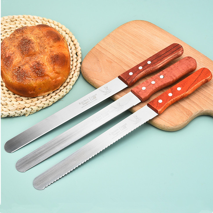 12 Inch Stainless Steel Bread Cutting Knife with Different Teeth