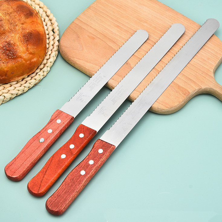 12 Inch Stainless Steel Bread Cutting Knife with Different Teeth