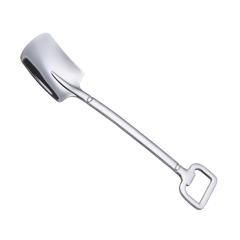 Shovel Spoon Stainless Steel Scoop - Heart Coffee Spoon