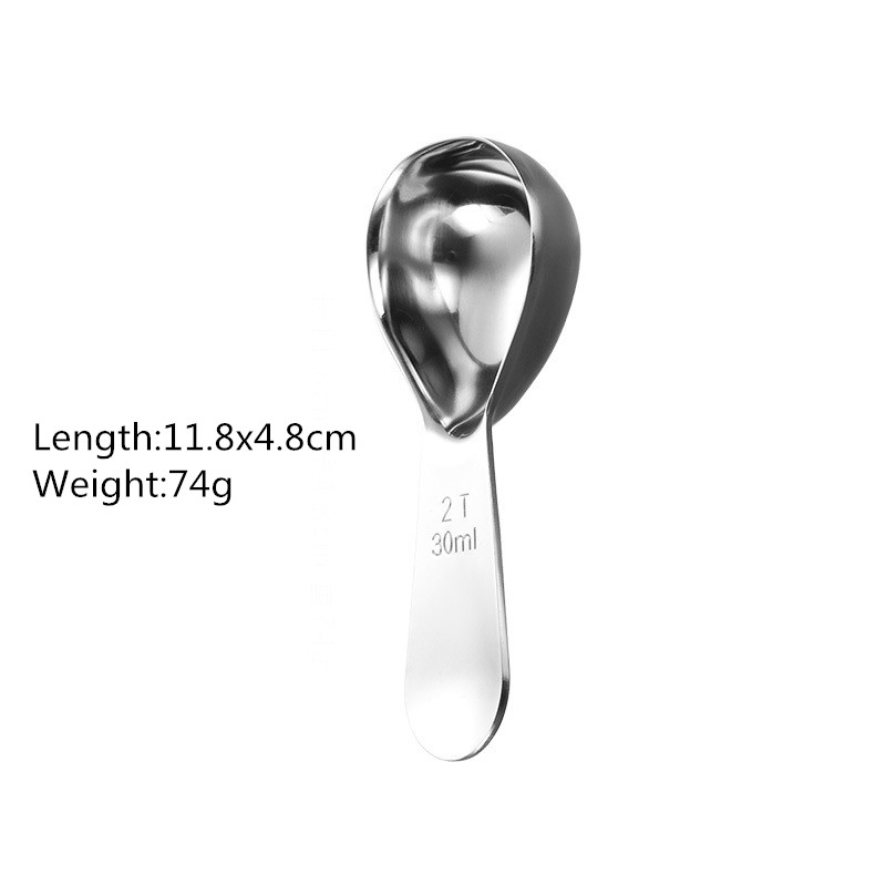 Stainless Steel Coffee Measuring Spoons - 15ml and 30ml Coffee Scoops and Tea Spoons