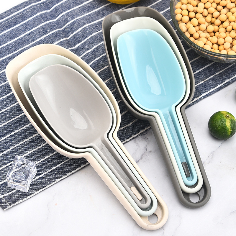 kitchen scoops set beans and flour scoops set of 3 sizes