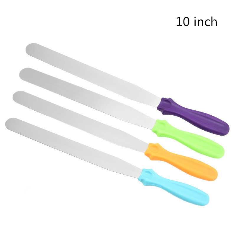 Straight Icing Spatula with PP Handle for Cake Decorating and Baking