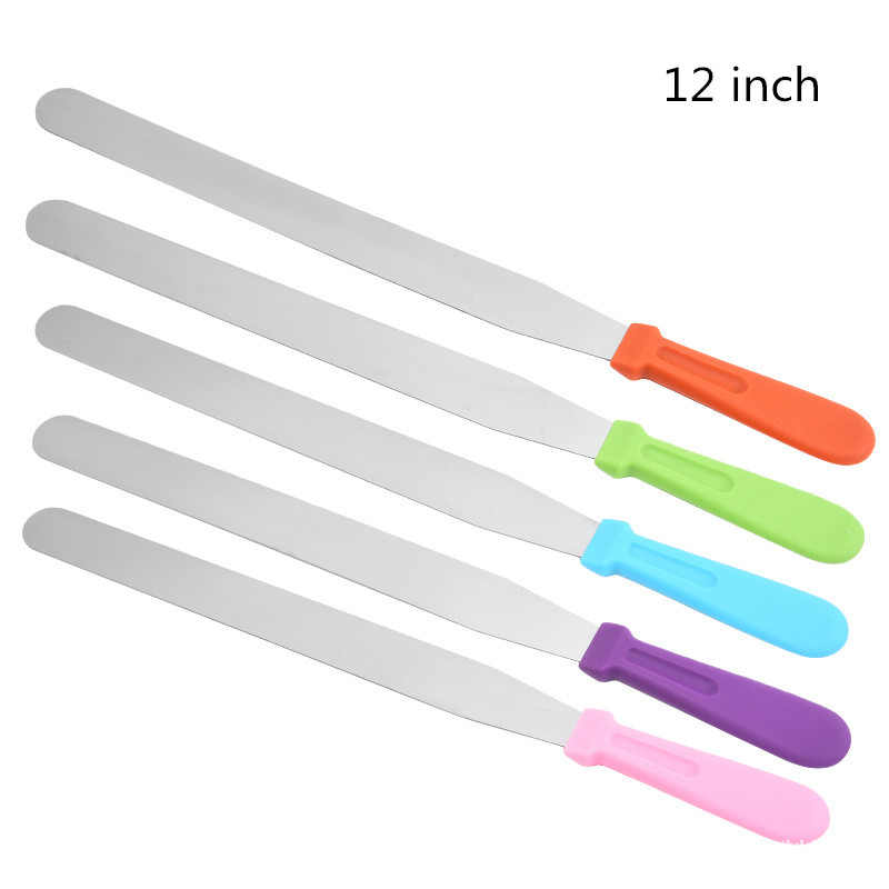 Cake Decorating Frosting Spatulas with PP Handle