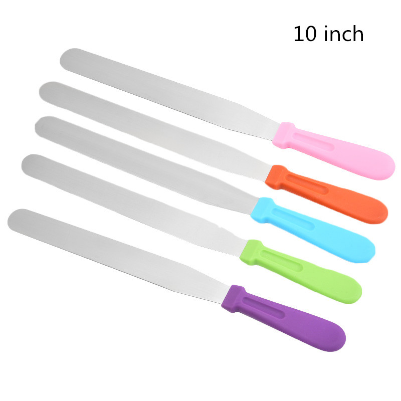Cake Decorating Frosting Spatulas with PP Handle