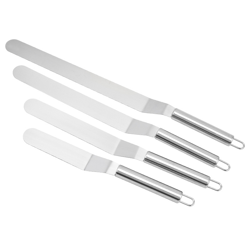 Wholesale Cake Icing Spatula Straight Stainless Steel Handle