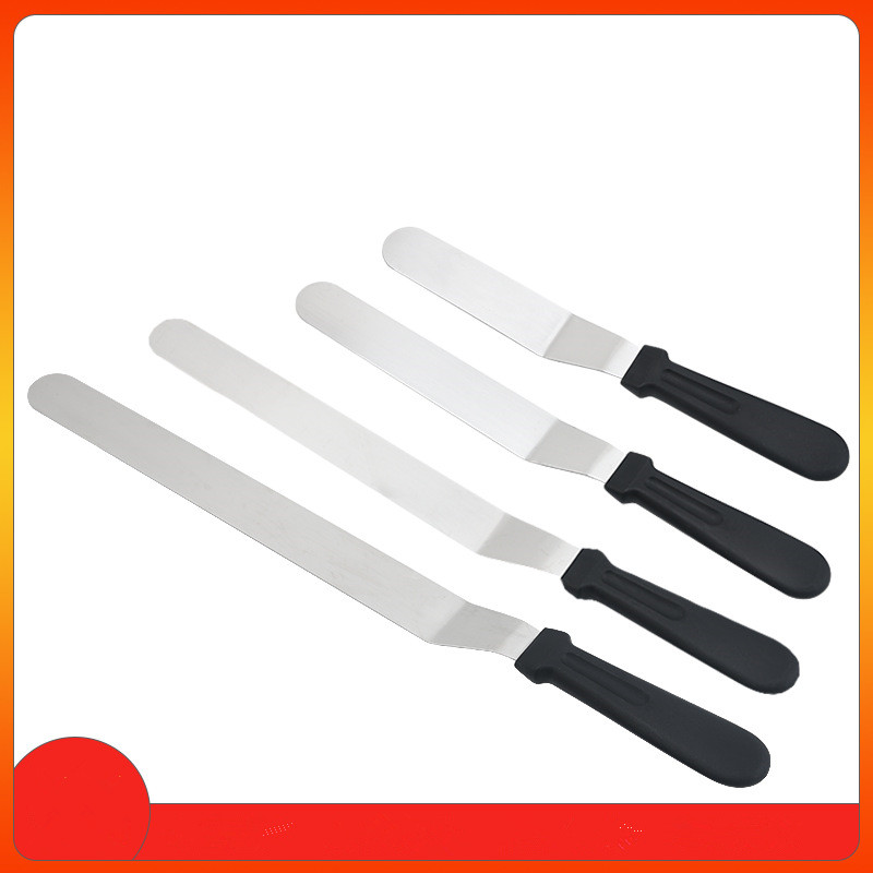 Offset Spatula Set of 4 Professional Stainless Steel Frosting Spatulas