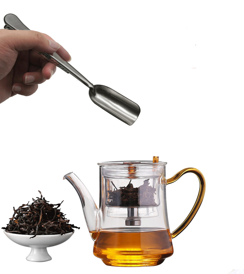 Creative 2-in-1 Tea Spoon With Clip 304StainLess Steel