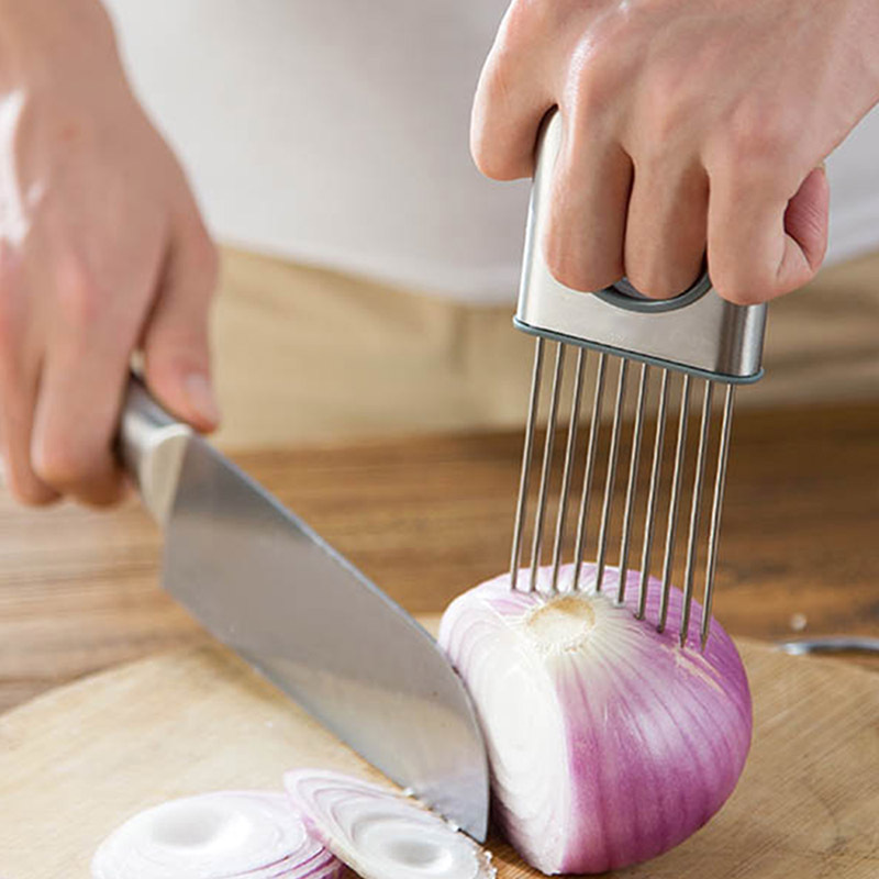 Onion Slicer Holder Premium Vegetable Slicer Cutter