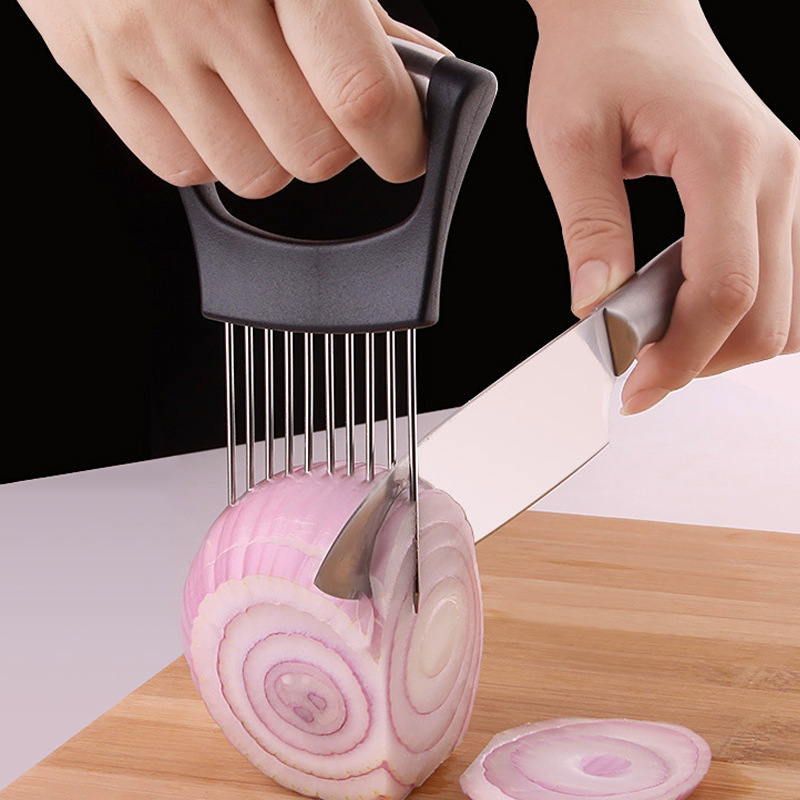 Onion Holder for Slicing Kitchen Vegetable Stalking Fork