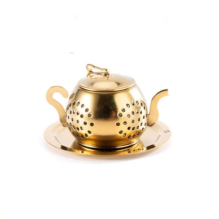 Teapot ShapeTea Infuser Tea Ball with Drip Tray