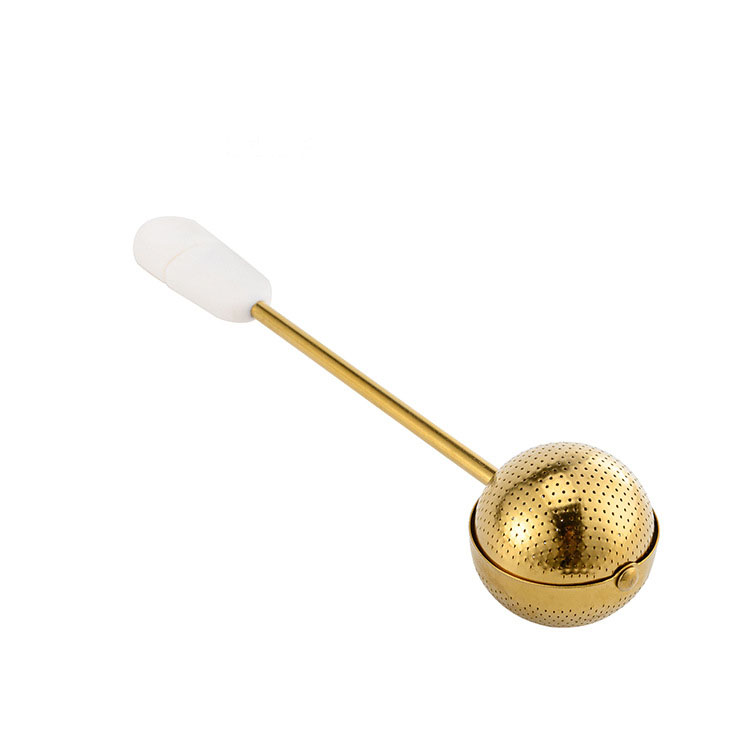 Titanium Gold Plating Twisting Tea Infuser Wholesale