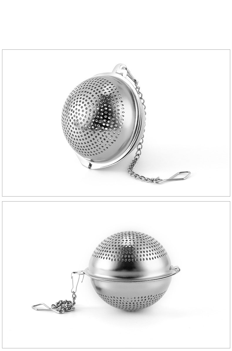 Extra Large Tea Strainer Ball With Extended Chain Hook